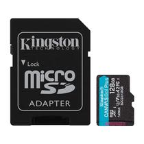 Cartao de Memoria Micro SD Kingston Canvas Go Plus U3 V30 128GB