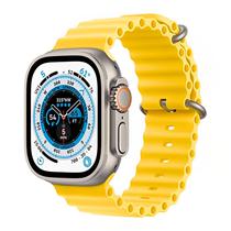Relogio Inteligente Smartwatch S8 Ultra 49MM + Fone de Ouvido Sem Fio - Amarelo