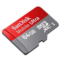 Cartão de Memória Micro SDXC Ultra 64 GB Sandisk - SDSQUNR-064G-GN3MA