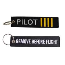 Keychain Remove Before Flight Pilot IIII