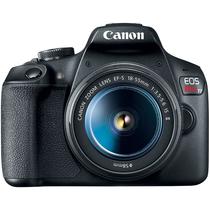 Camera Digital Canon Eos Rebel T7 DSLR - 24.7MP - Lente 18-55MM - Wi-Fi - Tela 3" - Preto