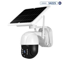 Camera IP Y0094 com Wi-Fi / Microfone e Carregamento Solar - Branco