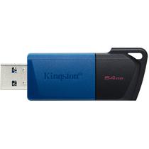 Pen Drive de 64GB Kingston Datatraveler Exodia M DTXM/64GB USB 3.2 - Azul/Preto