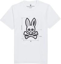 Psycho Bunny Camiseta Mas. B6U115 Branco