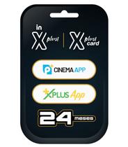 Cartao de Ativacao In Xplus Card Iptv Xplus App + Cinema App - 24 Meses