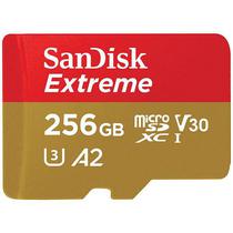 Cartao de Memoria Micro SD Sandisk Sdsqxav 256GB Extreme 190 -130MB/s
