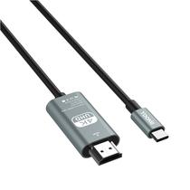 Cabo HDMI/USB-C 2M Yookie YA12 - Preto