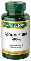 Natures Bounty e 400 Iu Magnesium 400MG Pure Di-Alpha (120 Capsulas)