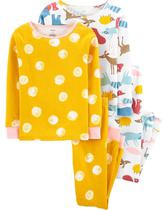 Conjunto Pijama Infantil Carter's 3J117210 - Feminino (4 Pecas)