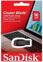 Pendrive Sandisk Cruzer Blade Z50 16GB - Preto/Vermelho