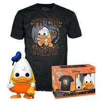 Funko Pop e Tee Disney Donald Duck Trick Or Treat e Camiseta - Tamanho XL (72823)