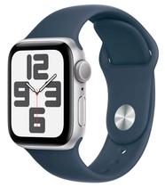Apple Watch Se 2 MRE13LL/A Caixa de Aluminio 40MM - Prata Esportiva Azul