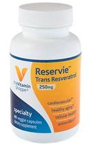 Reservie Trans Resveratrol The Vitamin Shoppe Specialty (60 Capsulas)