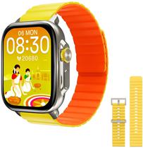 Smartwatch Udfine Watch Gear Bluetooth Alexa - Amarelo