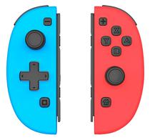Controle para Nintendo Switch Meglaze (L)/(R) - Azul/Vermelho (Sem Fio)