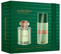 Kit Perfume Antonio Banderas Mediterraneo Edt 100ML+Desodorante 150ML - Masculino