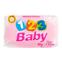 Sabonete Baby 123 Rosa 80G