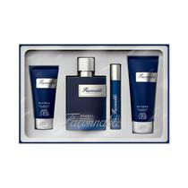 Kit Perfume Masculino Faconnable Riviera Edp 90ML + Perfume 20ML + Locion 50ML + Locion 90ML