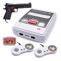 Console Video Game Retro Action Set SP-60 Anos 90 com 2 Controles, Pistola e 4 Jogos