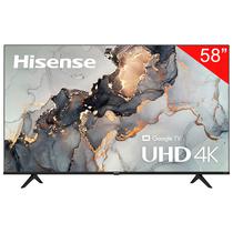 Smart TV LED de 58" Hisense 58A6H 4K Uhd com Wi-Fi/Bluetooth/Vidaa (2022) - Preto