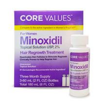 Tratamento Capilar Core Values para Mulheres 2 Minoxidil 3X60ML