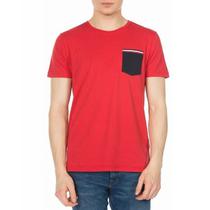 Camiseta Tommy Hilfiger Masculino MW0MW00781-654 L Vermelho