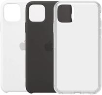 Apple Capa iPhone 11 Pro Max - Clear/White/Black (1 Peca)