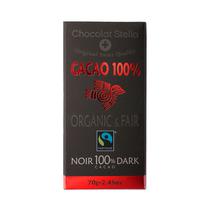 Chocolate Stella Organic & Fair 100% Cacao 70G