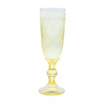 Copa para Champagne de Vidrio Por Unidad Amarillo Cobaral Ref. 307143