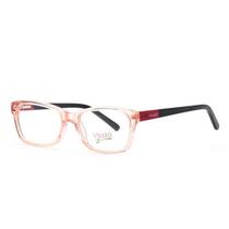 Oculos de Grau Feminino Visard A0123 C11 53-18-135 - Preto e Transparente