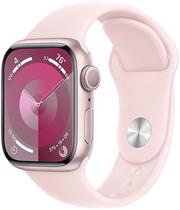 Apple Watch S9 (GPS) Caixa Aluminio Pink 41MM Pulseira Esportiva (s/M) Light Pink MR933LW