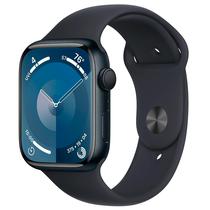 Apple Watch Series 9 MR8X3LW/A - Bluetooth - Wi-Fi - 41MM - M/L - GPS - Midnight Aluminum/Midnight Sport Band