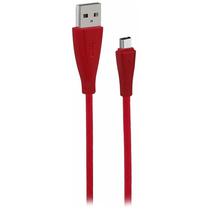 Cabo Only Eco Liso Mod 22 - USB/Micro USB - 1 Metro - Vermelho
