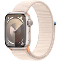 Apple Watch Series 9 MR8V3LW/A - Bluetooth - Wi-Fi - 41MM - GPS - Starlight Aluminum/Starlight Sport Loop