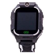 Relogio Smartwatch Luo Q09 Kids / Lanterna / GPS / Rastreamento de Historico / Chamada de Duas Vias / Camera HD / Alarme Sos / Chat de Voz - Black