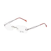 Armacao para Oculos de Grau Visard Mod.963 C3 Tam. 50-18-135MM - Vermelho e Prata