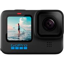 Camera de Acao Gopro Hero 10 Black CHDHX-102-RT 2023 com 23MP GP2 Chip / Video 5.3K A 60FPS / 2 Telas / Wi-Fi - Preto