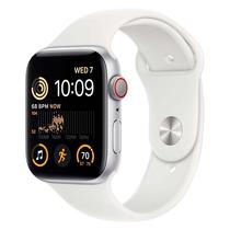 Apple Watch Se 2 MNU63LL/A GPS+Celular Caixa Aluminio 44MM Prata - Esportiva Prata M/L