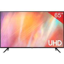 Smart TV LED de 65" Samsung UN65AU7090 Uhd 4K com Wi-Fi/Bluetooth/Tizen (2022) - Preto