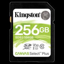 Cartao de Memoria SD Kingston Canvas Select Plus 256GB 100MBS - SDS2/256GB