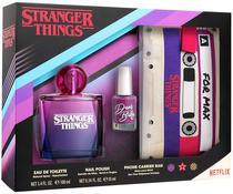 Kit Perfume Stranger Things Edt 100ML + Esmalde 10ML + Pochete - Feminino