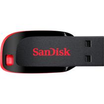 Pen Drive Sandisk Cruzer Blade Z50 SDCZ50-16G - 16GB - Preto e Vermelho
