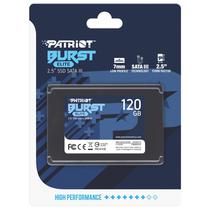 SSD Patriot Burst Elite, 120GB, 2.5", SATA 3, Leitura 450MB/s, Gravacao 320MB/s, PBE120GS25SSDR