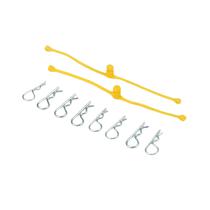 Body Clips Retainers Yellow 2PC Dub 2247