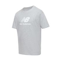 Camiseta New Balance Masculino Stacked Logo M Cinza - MT31541AG