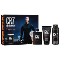 Perfume Kit Cristiano Ronaldo CR7 Game On Edt 100ML + 150ML Douchegel + 150ML Body Spray - Masculino