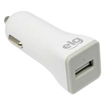 Carregador Veicular Elg CC1SE - Anti-Chama - USB 1A - Branco