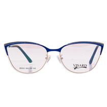 Armacao para Oculos de Grau RX Visard 20202 54-18-142 Col.02 - Azul/Dourado