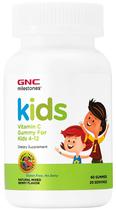 GNC Milestones Kids Vitamin C (60 Capsulas Em Gummies)