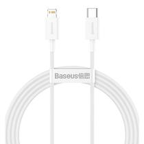 Cabo USB-C A Lightning Baseus CATLYS-B02 Superior 20 W - Branco 1.5 Metros